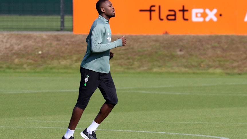 23.09.2021, Mönchengladbach, GER, Fussball, Herren, BL, Saison 2021/2022, Borussia Moenchengladbach Training Marcus Thuram (Gladbach)