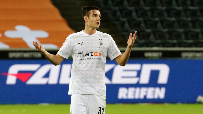 Florian Neuhaus beim Bundesliga-Spiel der Fohlen gegen die TSG Hoffenheim am 19. Dezember 2020.