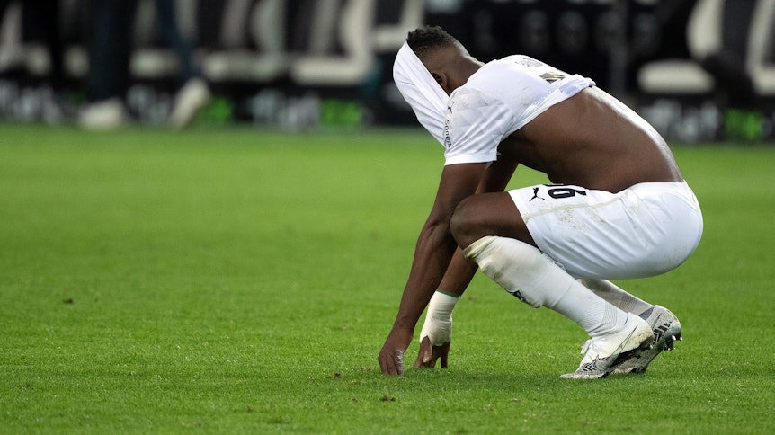 Breel Embolo im Trainingslager an der Klosterpforte in Harsewinkel.