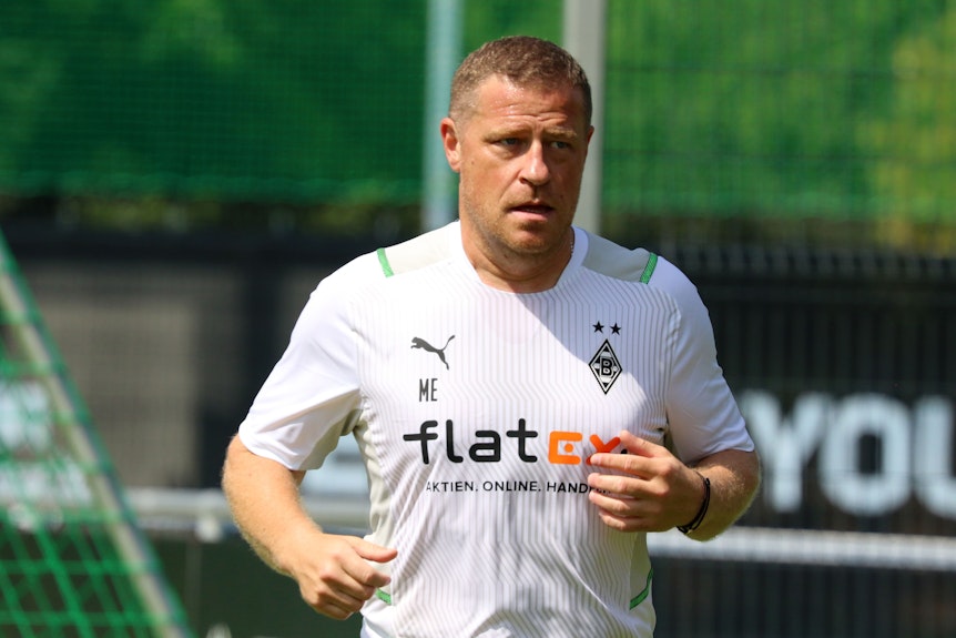 Max Eberl während eines Fitness-Laufes. Dieses Bild stammt vom 18. Juli 2021.