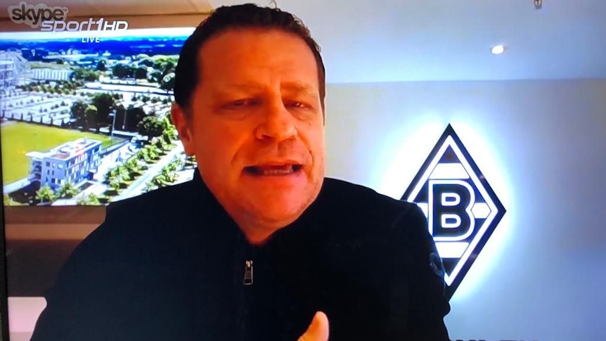 Gladbachs Sportdirektor Max Eberl war am Sonntagmorgen (12. Dezember 2021) im Sport1-Doppelpass zugeschaltet.