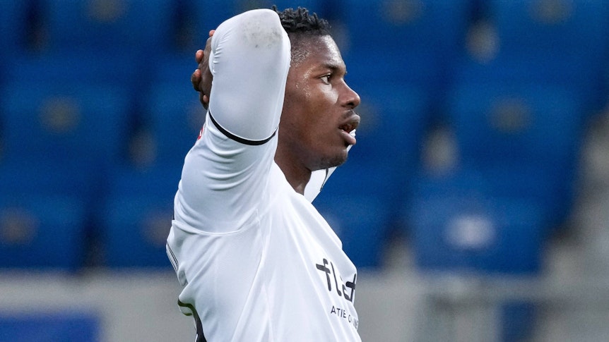 Breel Embolo, Spieler von Borussia Mönchengladbach, zeigte sich nach der Partie bei der TSG 1899 Hoffenheim am Samstag (18. Dezember 2021) enttäuscht über den späten Gegentreffer.