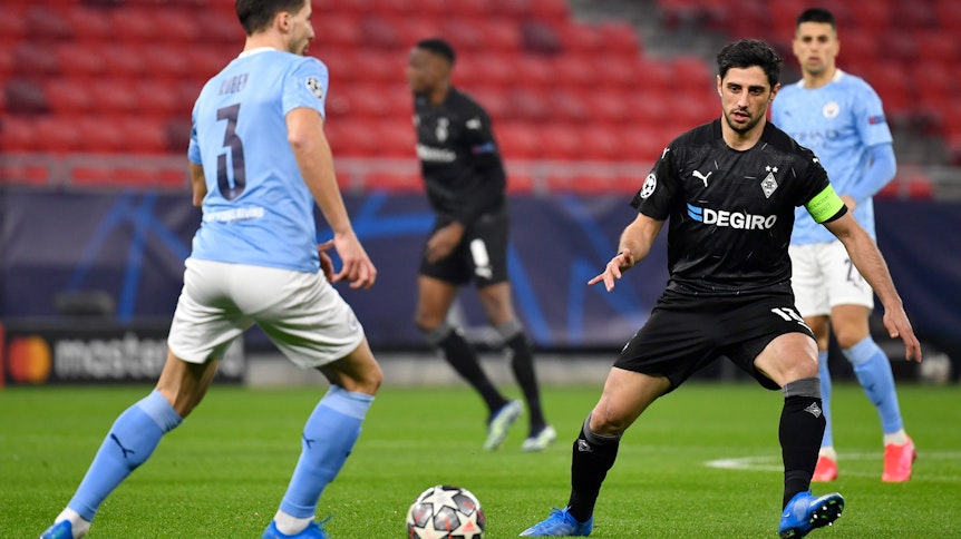 Gladbach spielt in der Champions League heute Abend in Budapest (Ungarn) gegen Manchester City.
