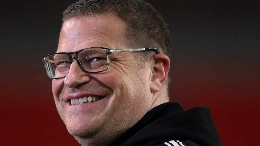 Gladbachs Sportdirektor Max Eberl vor dem DFB-Pokal-Achtelfinale beim VfB Stuttgart am 2. Februar 2021 in der Mercedes-Benz-Arena.