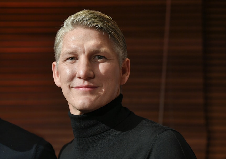 Bastian Schweinsteiger,ehemaliger Fußball-Nationalspieler, bei einem Kundenevent des Labels Brax im Gebäude «Fabrik 23» am 14. Januar 2021.