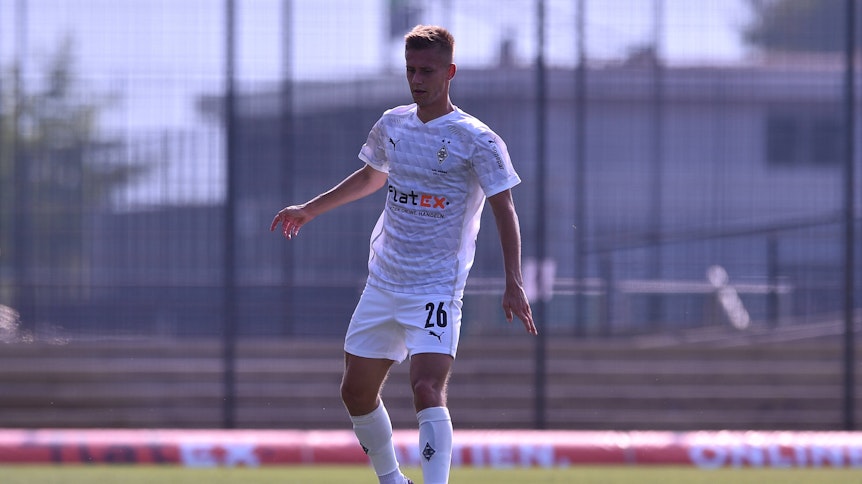 Torben Müsel beim Testspiel von Borussia Mönchengladbach gegen den SC Verl am 12.08.2020