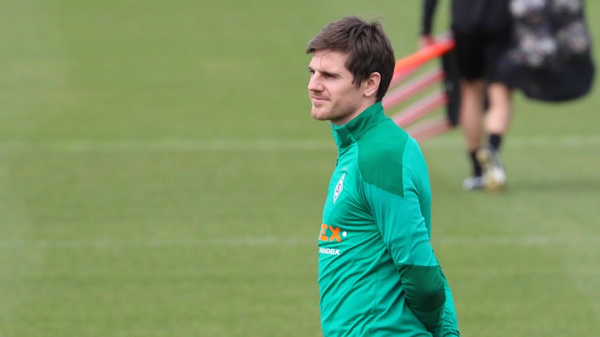 Gladbachs Jonas Hofmann im Training der Gladbacher am 23. Februar 2021 auf dem Trainingsgelände im Borussia Park.