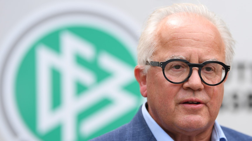 DFB-Präsident Fritz Keller in der Frankfurter Zentrale des Deutschen Fußballbundes (DFB) am 17. August 2020.