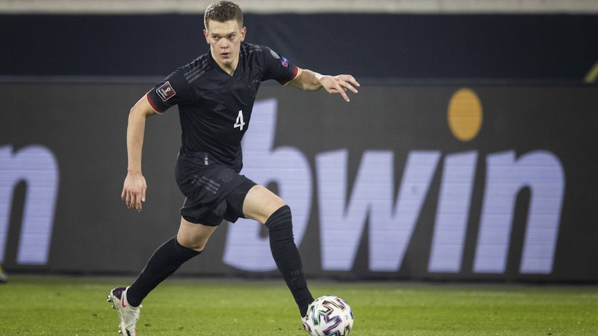 Gladbachs Matthias Ginter im Länderspiel des DFB gegen Island am 25. März 2021 in Duisburg.