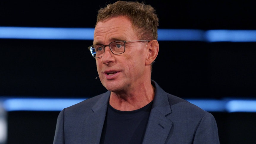 Ralf Rangnick zu Gast im Sportstudio am 20.August 2021.
