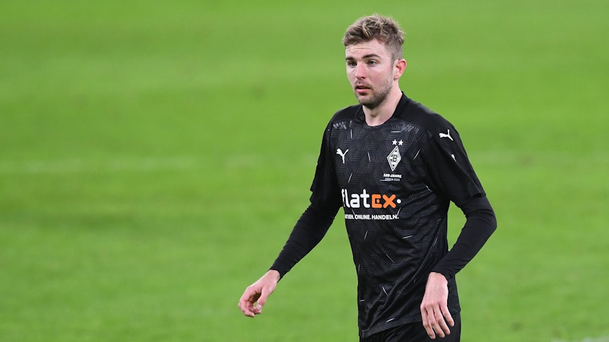 Gladbachs Christoph Kramer, hier im Bundesligaspiel gegen Leipzig am 27. Februar 2021, hat sich beim Training eine Bänderverletzung zugezogen.