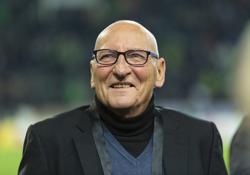 Ehemaliger Gladbach-Torwart Wolfgang Kleff als Ehrengast im Borussia-Park beim Champions League Spiel der Gladbacher gegen AS Rom am 7. November 2019.