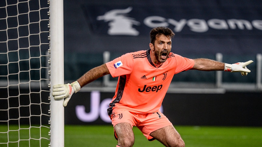Torhüter Gianluigi Buffon, hier zu sehen am am 21. April 2021, soll seinen Vertrag bei Juventus Turin am Saisonende nicht mehr verlängern wollen.