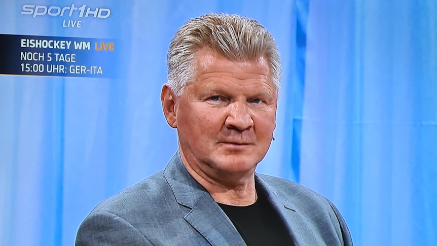 Ex-Gladbacher Stefan Effenberg beim Sport1-Doppelpass am Sonntagvormittag (16. Mai 2021).