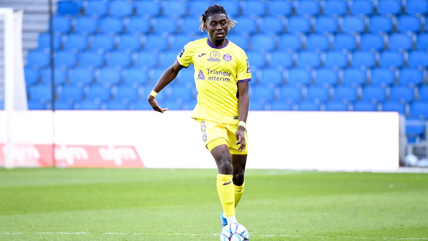 Kouadio Koné, hier am 4. Mai 2021, wird ab dem 1. Juli Spieler von Borussia Mönchengladbach.