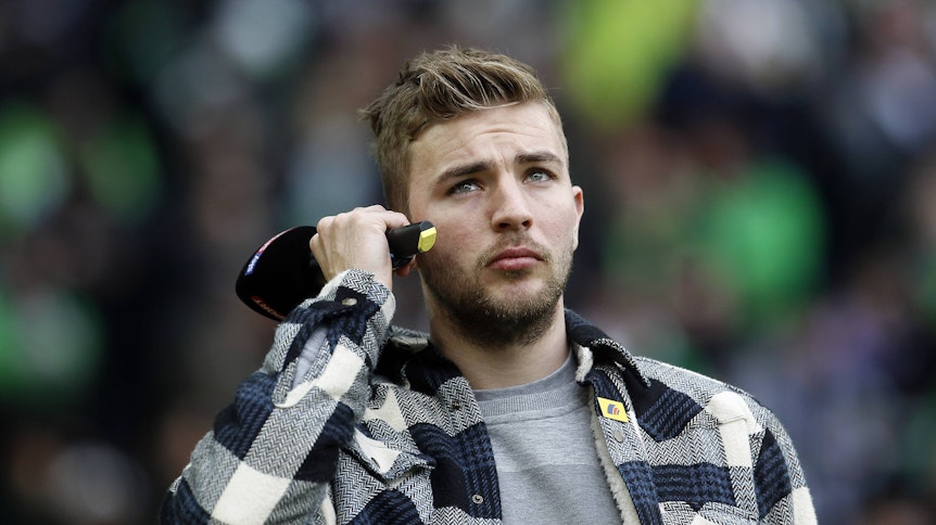 Mönchengladbach, Borussiapark, 19.03.17: Christoph Kramer (Gladbach) im Interview vor dem Spiel der 1. Bundesliga zwischen Borussia Mönchengladbach vs. FC Bayern München in der Saison 2016/2017.