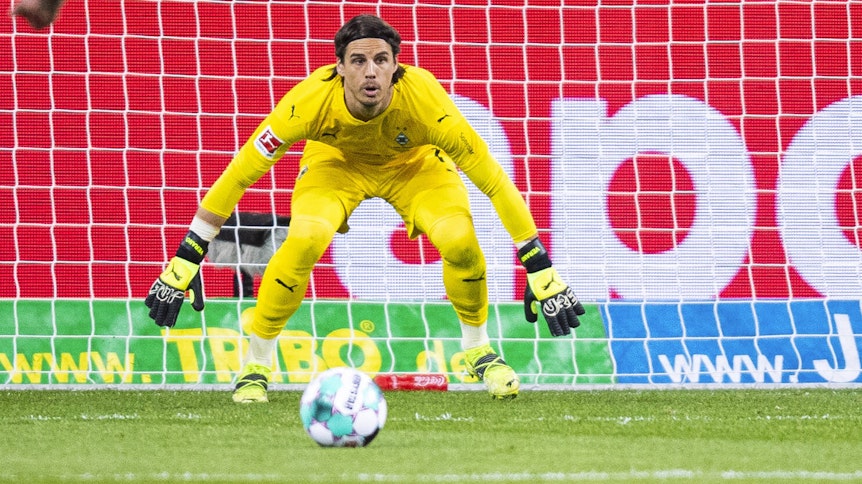 Gladbachs Schlussmann Yann Sommer, hier zu sehen am 3. April 2021, bekommt ab dem 1. Juli mit Fabian Otte einen neuen Torwarttrainer.
