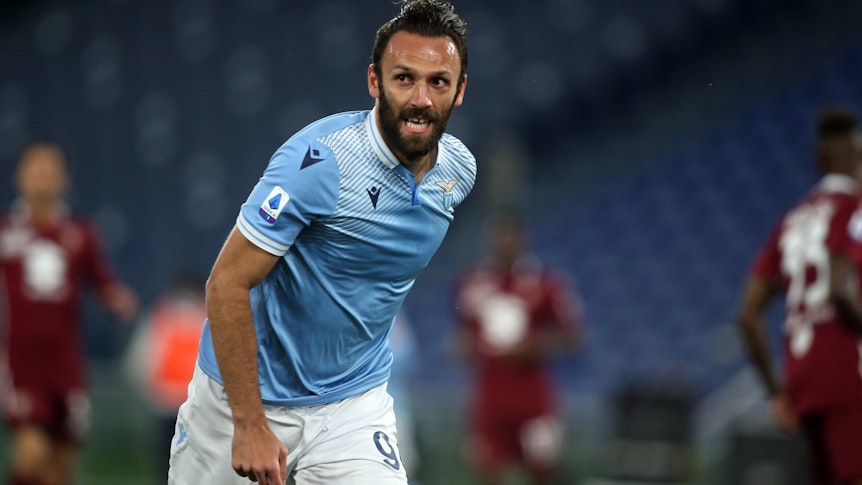 An Vedat Muriqi, hier im Spiel von Lazio Rom gegen Torino am 18. Mai 2021, soll Gladbach dran sein.