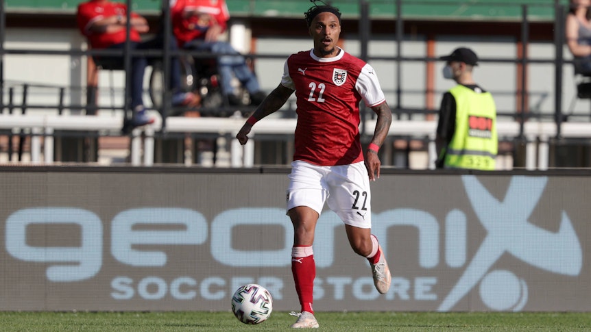 Valentino Lazaro im Länderspiel mit Österreich gegen die Slowakei am 6. Juni 2021.
