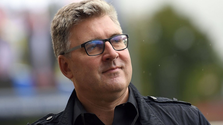 Axel Hellmann, Vorstandssprecher von Eintracht Frankfurt, hier am 29. August 2021, hat sich zum Borussia-Abschied von Manager Max Eberl geäußert.