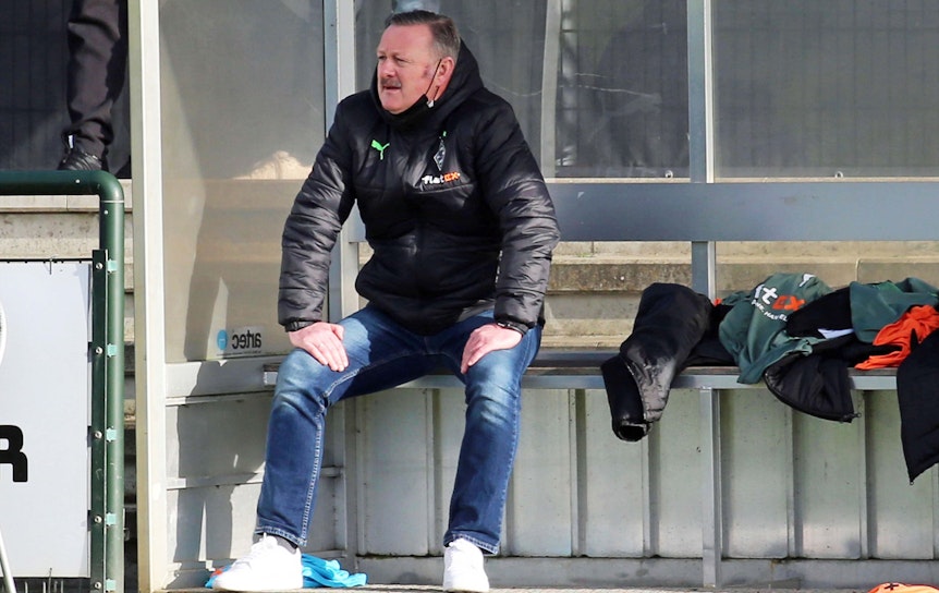 Roland Virkus, Sportdirektor von Borussia Mönchengladbach. Hier zu sehen am 2. Februar 2022 im Borussia-Park.