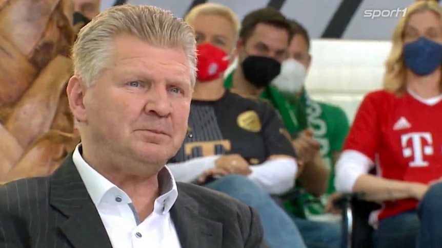 Stefan Effenberg als TV-Experte im Sport1-Doppelpass am Sonntag (6. März 2022).