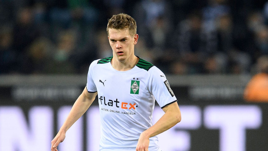 Matthias Ginter während des Fußballspiels zwischen Borussia Mönchengladbach und Hertha BSC am 12. März 2022.