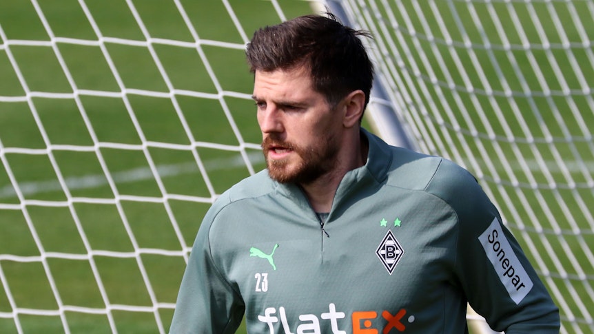 Jonas Hofmann beim Training Borussia Mönchengladbach am 30. März 2022.
