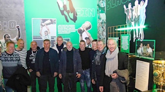 03.04.2022, Mönchengladbach, GER, Fussball, Herren, BL, Saison 2021/2022, Borussia Moenchengladbach DFB Pokalsiegermannschaft im Museum am Borussia Park (Fohlenwelt)