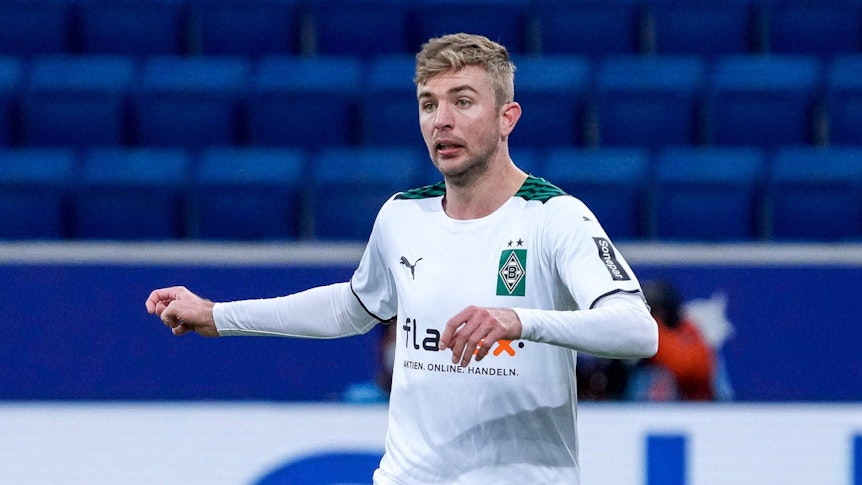 Christoph Kramer während des Spiels zwischen Borussia Mönchengladbach und der TSG Hoffenheim am 18. Dezember 2021.