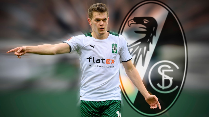 Fotomontage von Matthias Ginter, der zur Saison 2022/23 zurück zum SC Freiburg wechselt