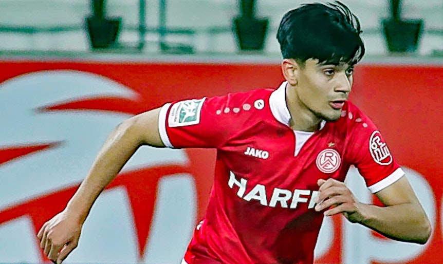 Oguzcan Büyükarslan wechselt von Rot-Weiss Essen zu Borussia Mönchengladbach. Dieses Foto stammt vom 29. März 2022.