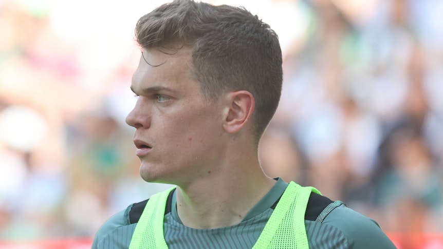 Matthias Ginter, Ex-Spieler von Borussia Mönchengladbach, bei seinem letzten Auftritt im VfL-Dress gegen die TSG 1899 Hoffenheim am 14. Mai 2022 im Borussia-Park.