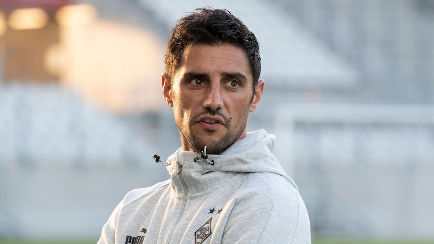 Borussia Mönchengladbach Kapitän Lars Stindl beim Testspiel zwischen Rot-Weiß Essen und Borussia Mönchengladbach.
