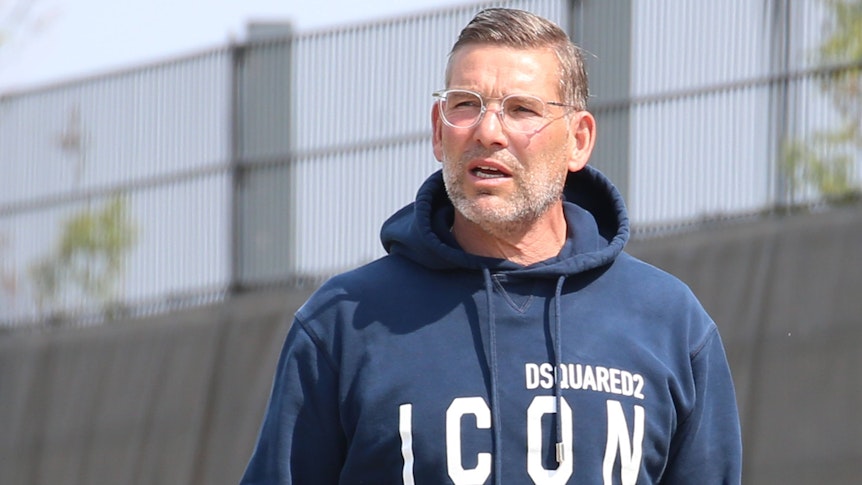 Moenchengladbach, Deutschland 23. April 2022: B-Junioren BL - 2021/2022 - Bor. Uwe Kamps, hier am 23.April 2022 beim B-Junioren-Bundesligaspiel zwischen den Fohlen und Arminia Bielefeld, feierte vor einigen Tagen sein 40-jähriges Jubiläum bei Borussia Mönchengladbach.