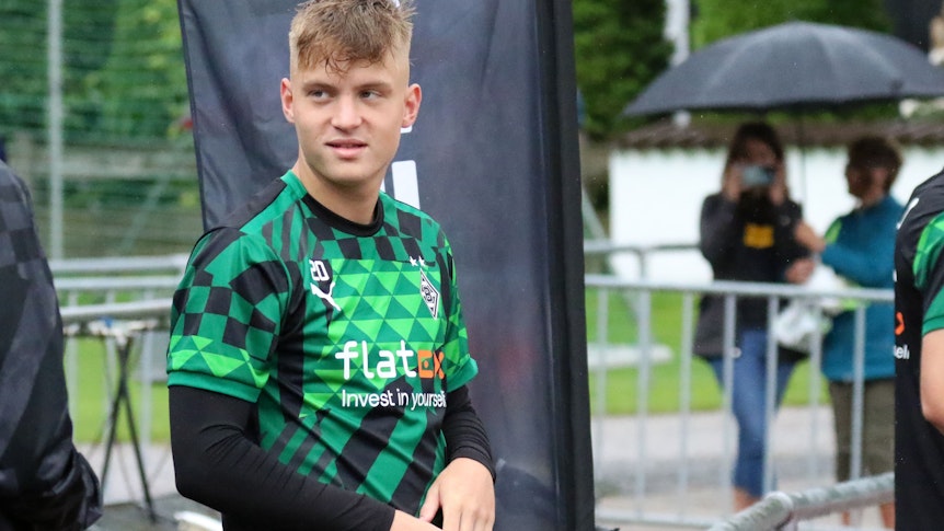 Luca Netz von Borussia Mönchengladbach am 3. Juli 2022 im Trainingslager in Rottach-Egern.