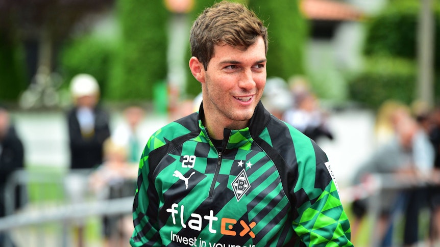 Joe Scally von Borussia Mönchengladbach, hier am 7. Juli 2022 im Trainingslager in Rottach-Egern, hofft auf eine starke zweite Saison bei den Fohlen.