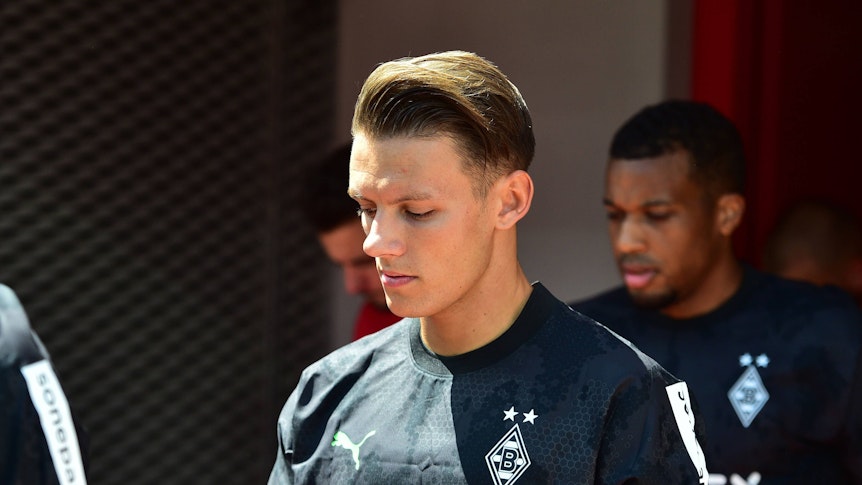 Hannes Wolf am 16. Juli 2022, kurz vor dem Testspiel zwischen Borussia Mönchengladbach und Standard Lüttich.