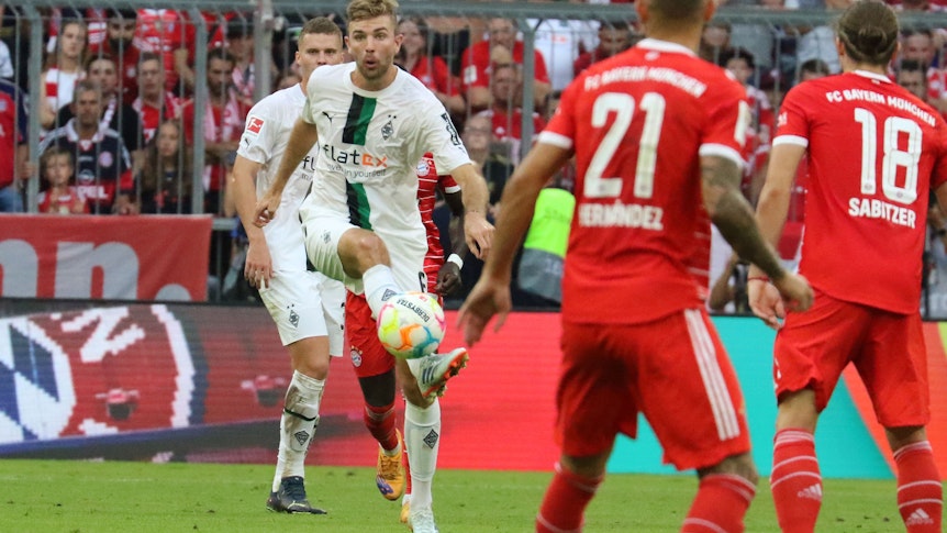 27.08.2022, Muenchen, GER, Fussball, Herren, BL, Saison 2022/2023, Borussia Moenchengladbach BL FC Bayern München vs. Bor. Mönchengladbach Christoph Kramer (Gladbach)