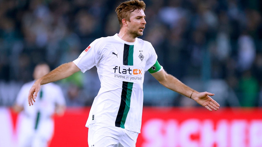 Christoph Kramer von Borussia Mönchengladbach überzeugt seit Wochen auf verschiedenen Positionen. Das Foto zeigt ihn beim Spiel gegen den VfB Stuttgart am Freitag (4. November 2022) im Borussia-Park.