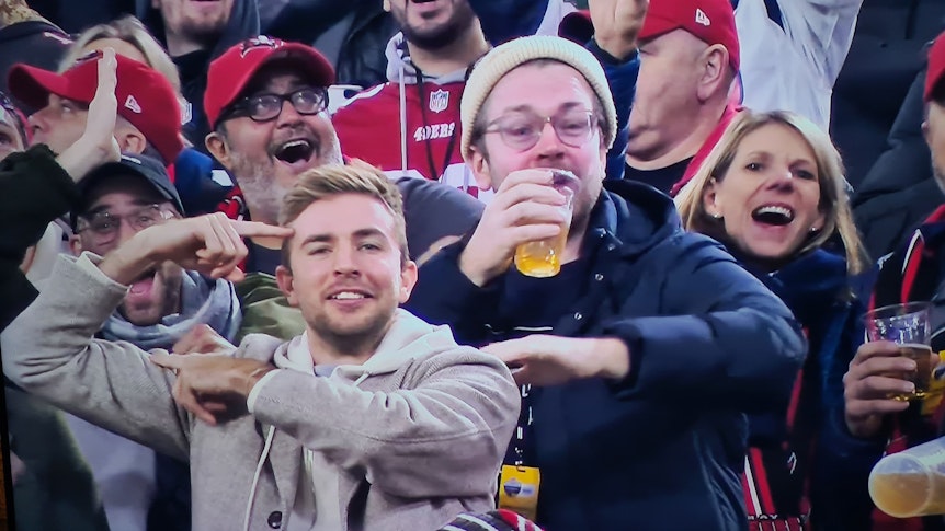 Christoph Kramer von Borussia Mönchengladbach besuchte am Sonntag (13. November 2022) das NFL-Spiel zwischen den Tampa Bay Buccaneers und den Seattle Seahawks.