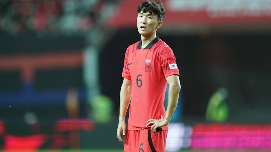 In-beom Hwang, hier am 27. September 2022 bei einem Länderspiel zwischen Südkorea und Kamerun, soll bei Borussia Mönchengladbach ein Thema sein.