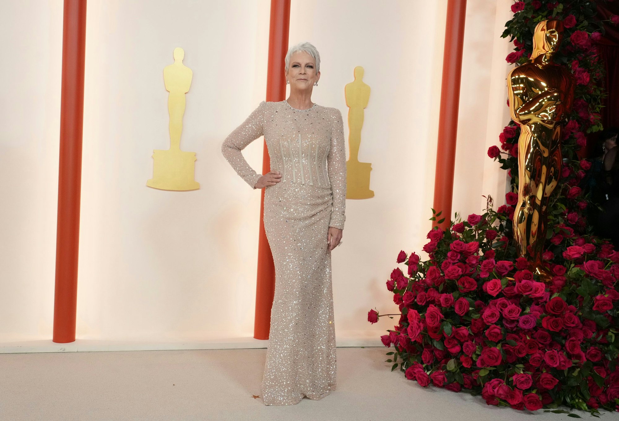 Jamie Lee Curtis, US-amerikanische Schauspielerin, kommt zur Oscar-Verleihung im Dolby Theatre.