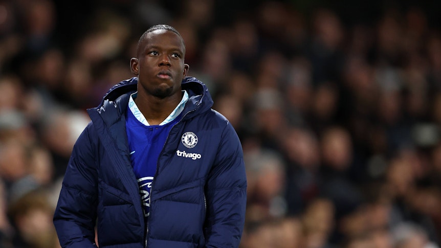Nicht glücklich: Denis Zakaria, hier am 12. Januar 2023, spielt aktuell auf Leihbasis beim FC Chelsea, kämpft aber immer wieder mit Verletzungsproblemen. Der ehemalige Spieler von Borussia Mönchengladbach wechselte 2022 von Gladbach zu Juventus Turin.