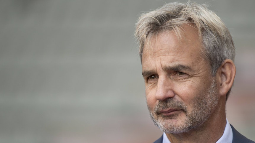 Der deutsche Unternehmer Jürgen Baatzsch, hier am 4. September 2016, wurde 2014 Mehrheitsanteilseigner bei Royale Union Saint-Gilloise in Belgien, mittlerweile ist er Ehrenpräsident bei dem Europa-League-Viertelfinalisten.