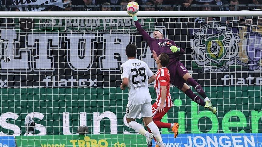 Jonas Omlin überzeugte die Fans von Borussia Mönchengladbach am Sonntag (23. April 2023) beim Heimspiel gegen Union Berlin.