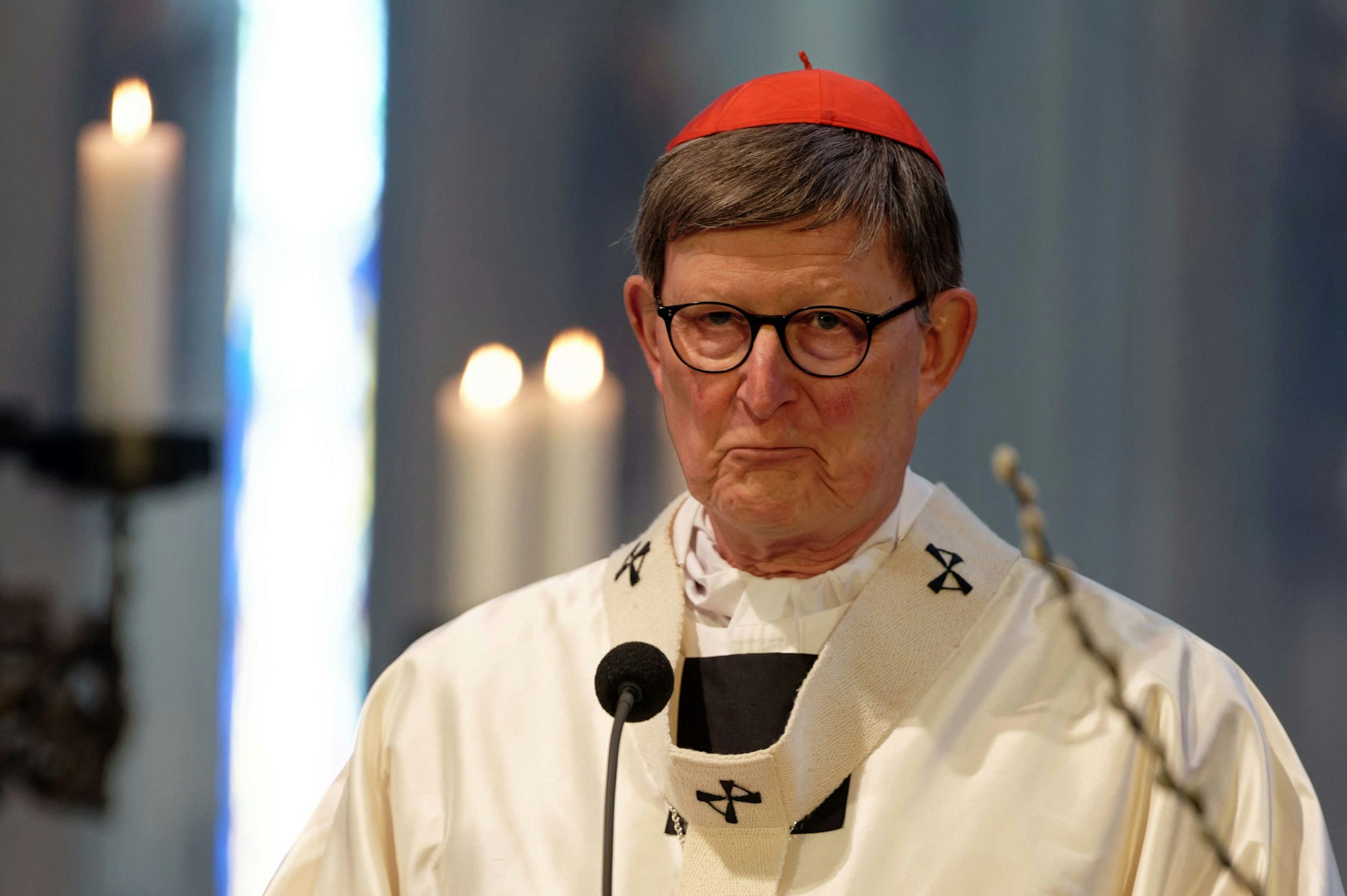 Kardinal Rainer Maria Woelki predigt beim Pontifikalamt zum Ostersonntag 2023