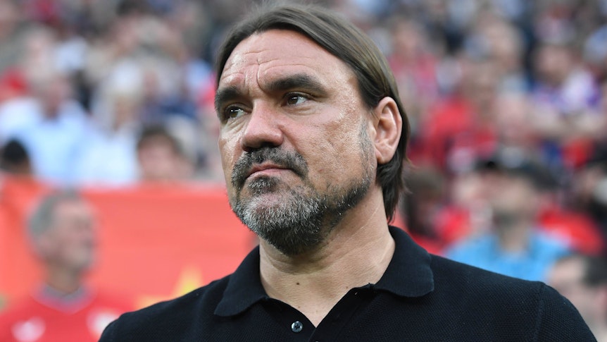 Trainer Daniel Farke und Borussia Mönchengladbach werden in Zukunft nicht mehr zusammenarbeiten. Das Foto zeigt den 46-Jährigen am 21. Mai 2023 beim Spiel gegen Bayer Leverkusen an der Seitenlinie.