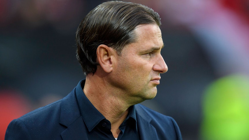 Gerardo Seoane, hier am 17. September 2022 noch als Coach von Bayer Leverkusen, trainiert ab sofort Bundesligist Borussia Mönchengladbach.