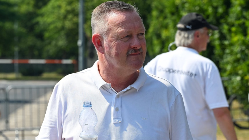 Roland Virkus, Geschäftsführer Sport bei Borussia Mönchengladbach, hier am 9. Juli 2023 beim Trainingsauftakt im Borussia-Park.